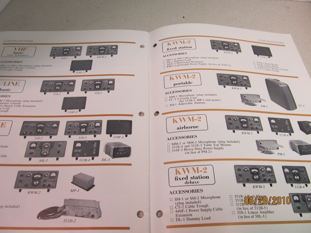 Vintage 1963-64 Collins Amateur Radio Equipment Catalog