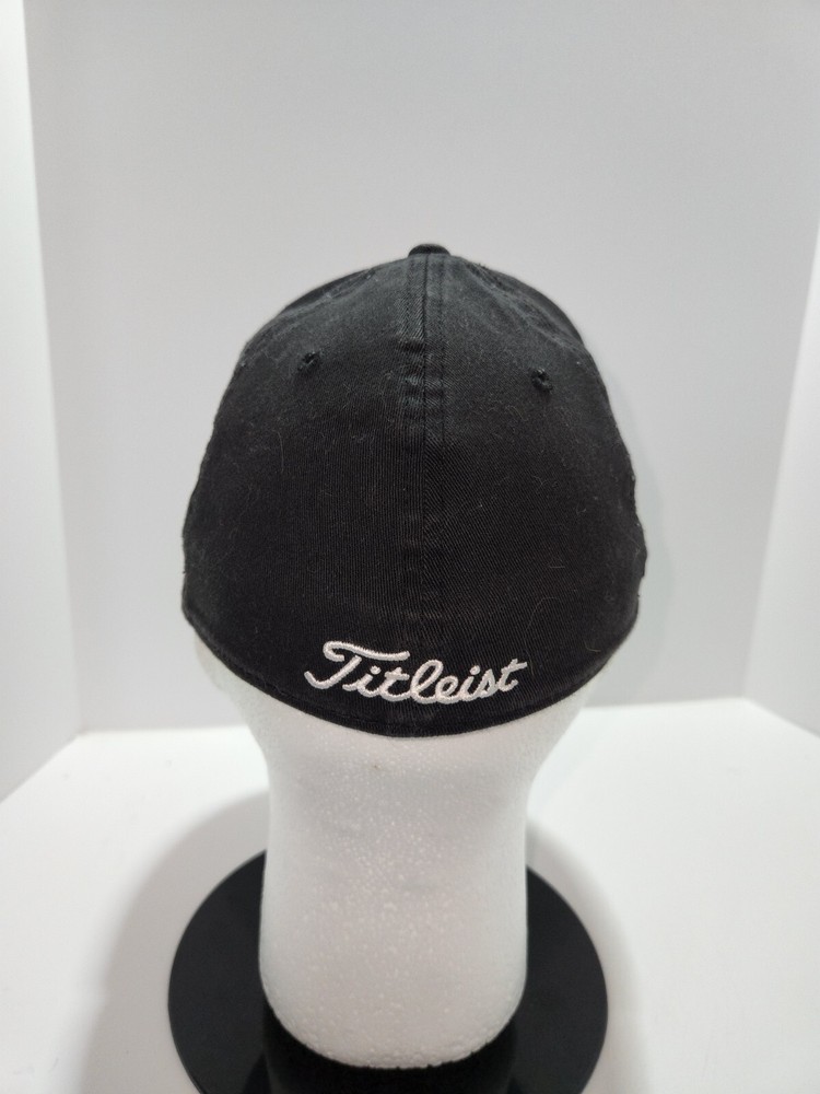 Titleist Golf Hat Spellout Front And Back Black Large/XLarge Cap