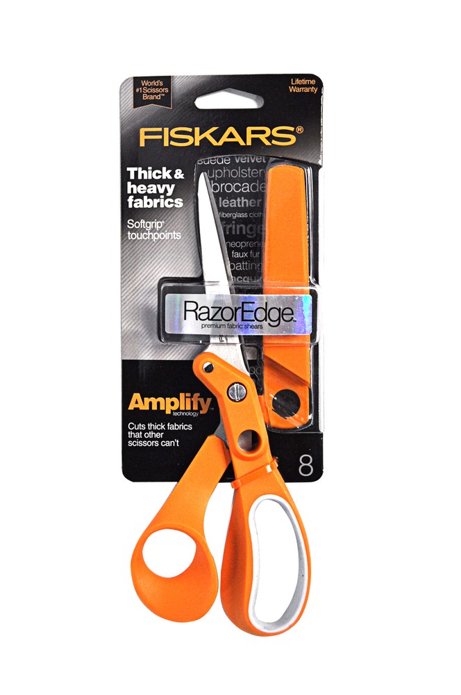 Fiskars Amplify Razor Edge 8 Inch Fabric Scissors
