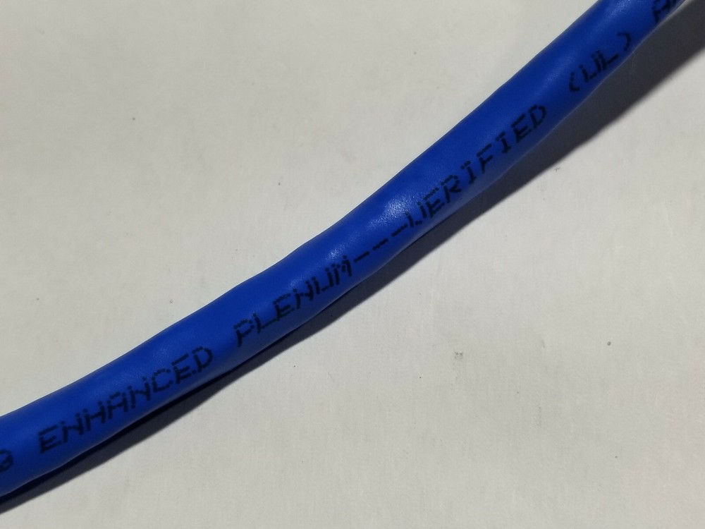 General Cable GenSPEED 6000E 23/4P Cat6E Network Cable CMP-LP Plenum Blue /100ft