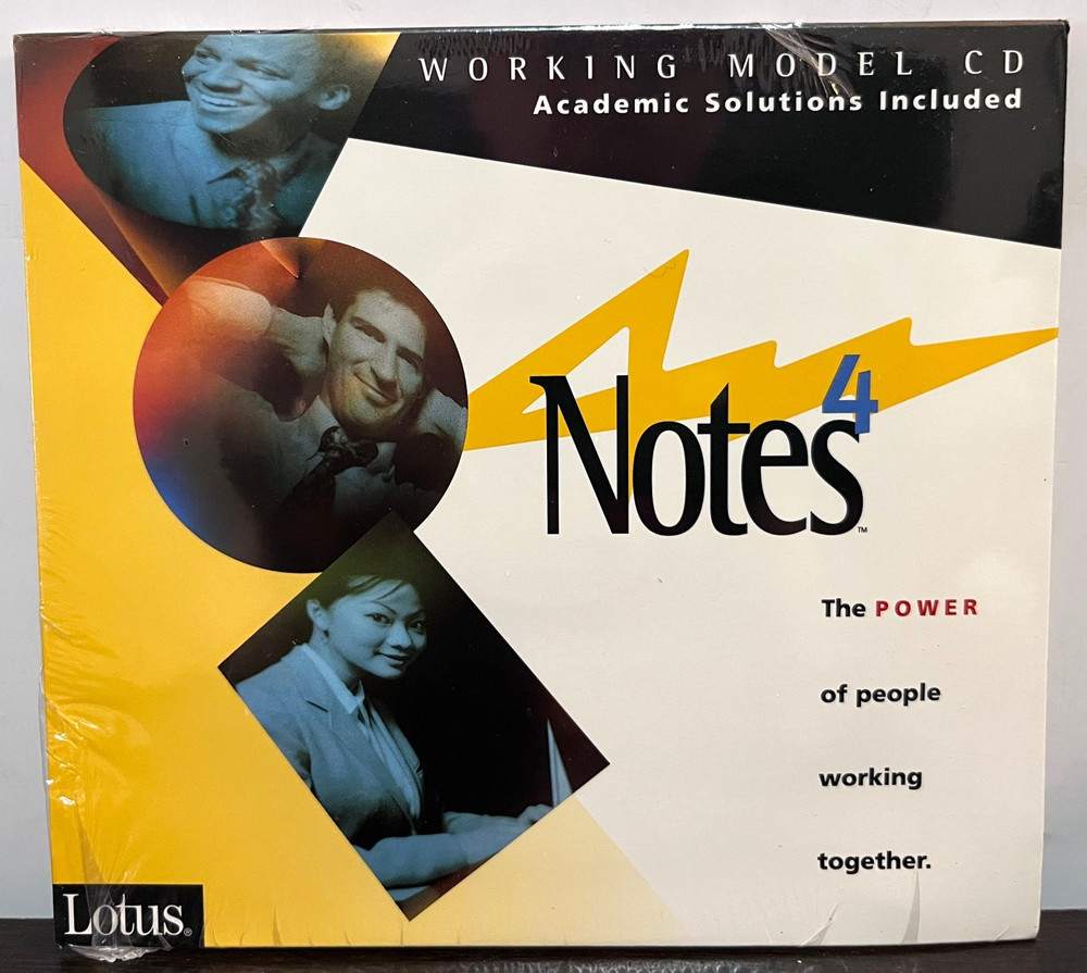 Lotus Notes 4 - Working Model CD - New Sealed