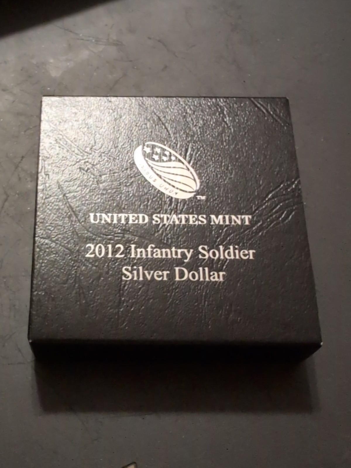 2012-W Infantry Soldier Defenders of Freedom Proof Silver Dollar OGP COA