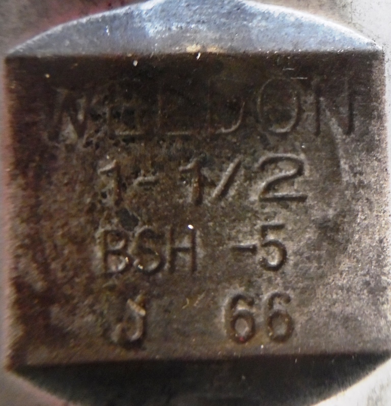 WELDON, STRAIGHT ARBOR, 1-1/2" SIZE, BSH-5, J66