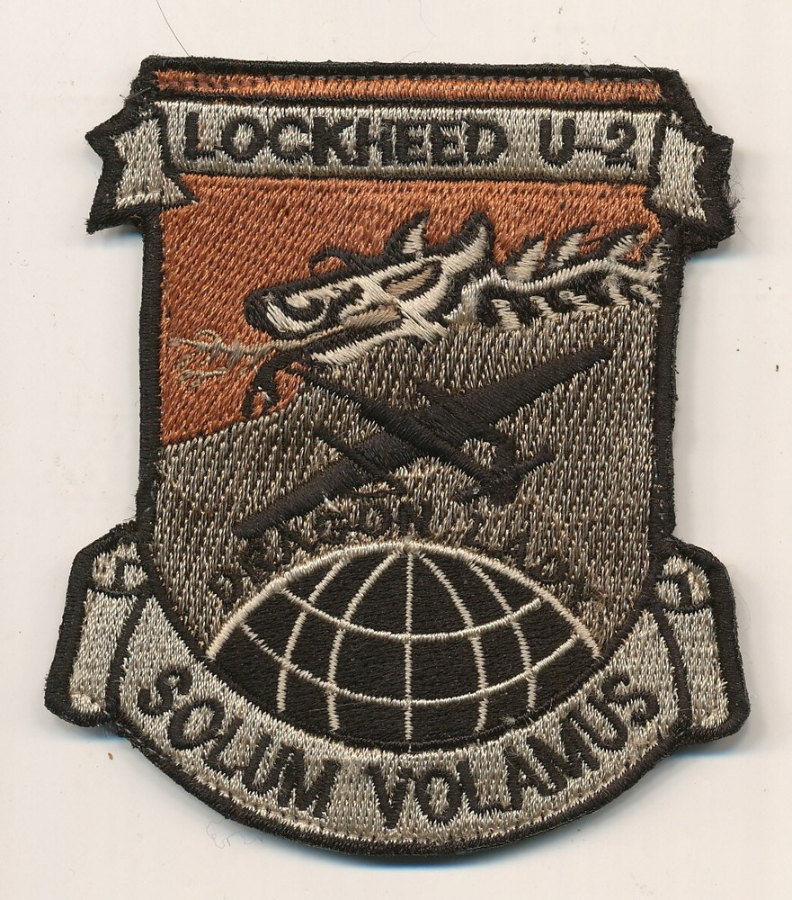 USAF Lockheed U-2 Dragon Lady muted patch Afghanistan made