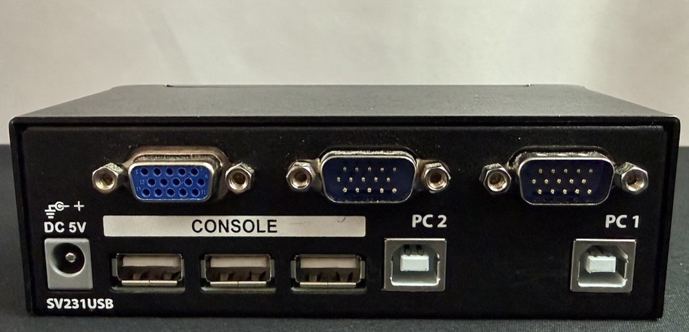 StarTech .com 2-Port Professional USB KVM Switch SV231USB *no cables