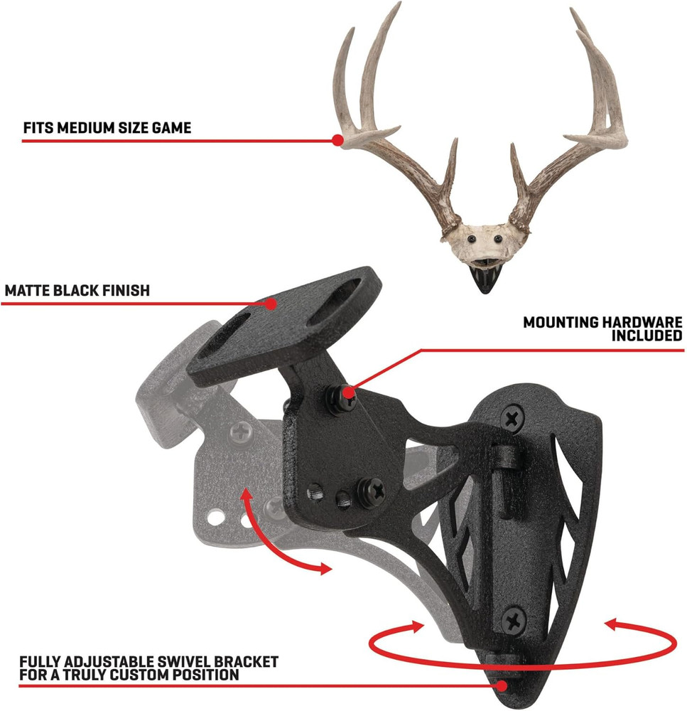 EZ Mount Horn Bracket, Brown