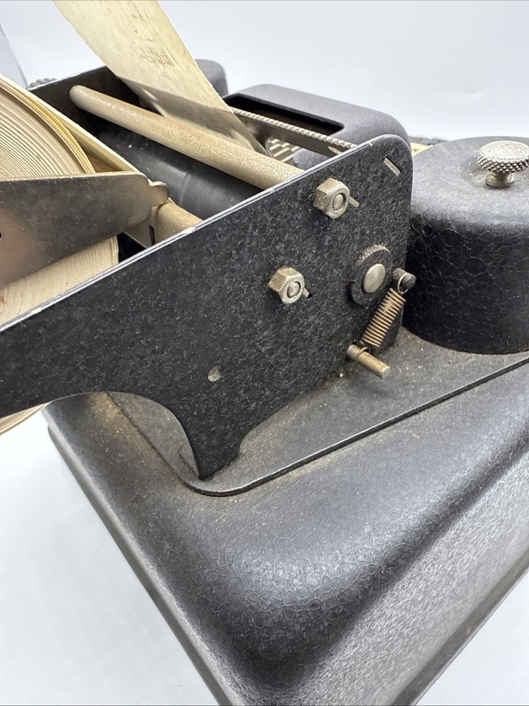 Vintage 1925 Burroughs Portable Adding Machine Register Keys Lever Work