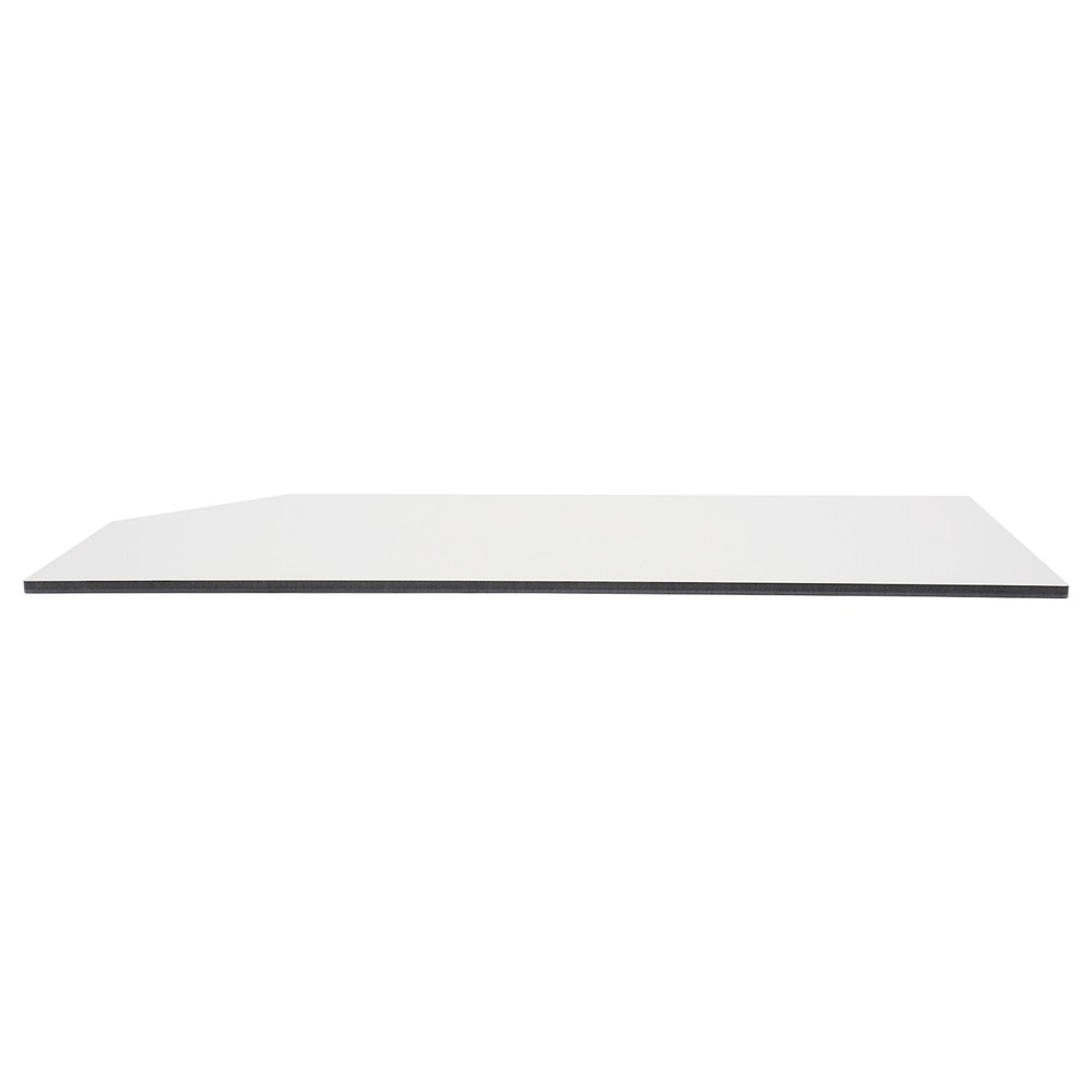 Wall-Mounted Urinal Partition Panel with Bevel Angle for Privacy