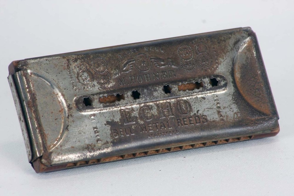 Vintage M. Hohner Echo Harmonica