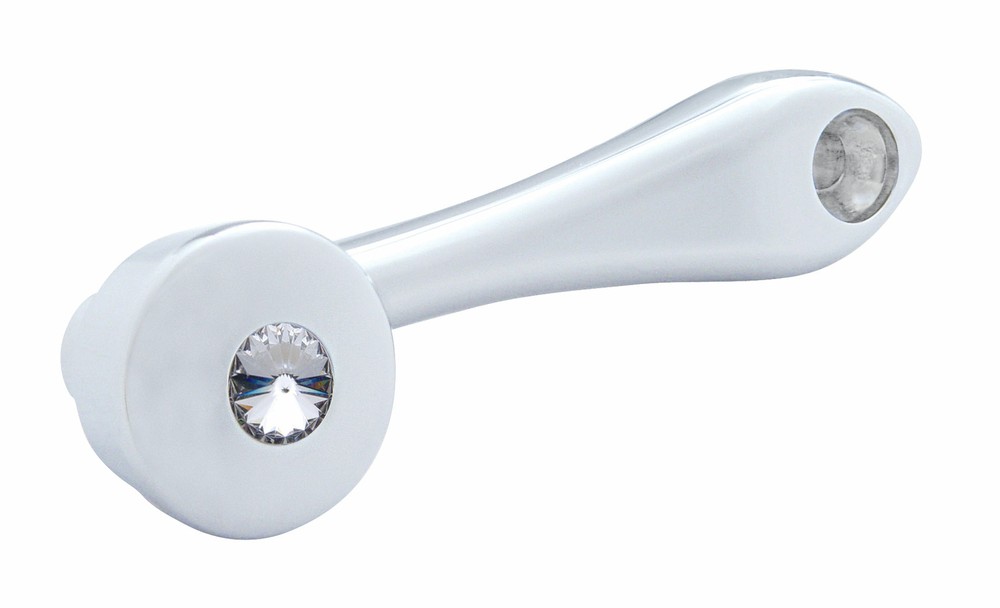 Window Crank With Square Adapter - Clear Diamond