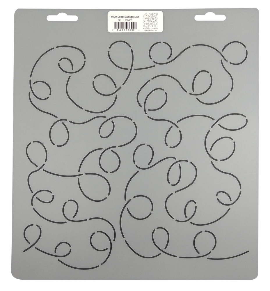 2 Quilting Stencils Stipple Quilt Pattern Border and Loop Stippling Background