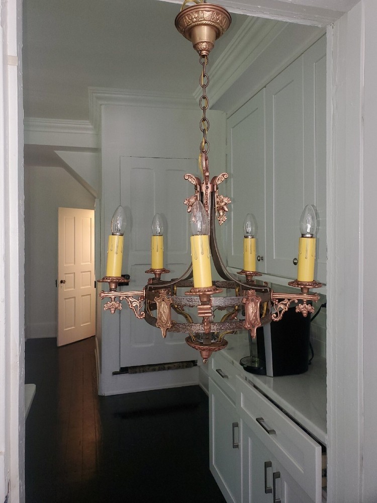 Antique Tudor Chandelier