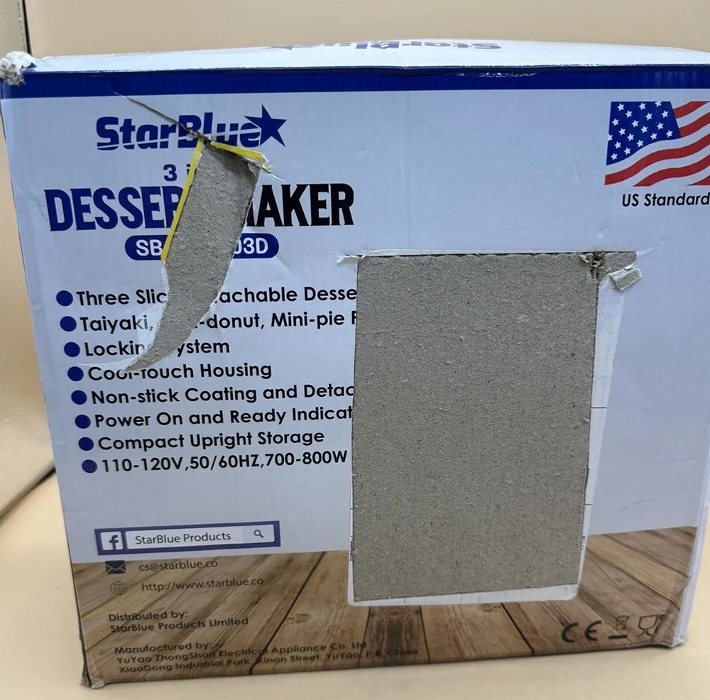 Star Blue 3 in 1 Dessert Maker