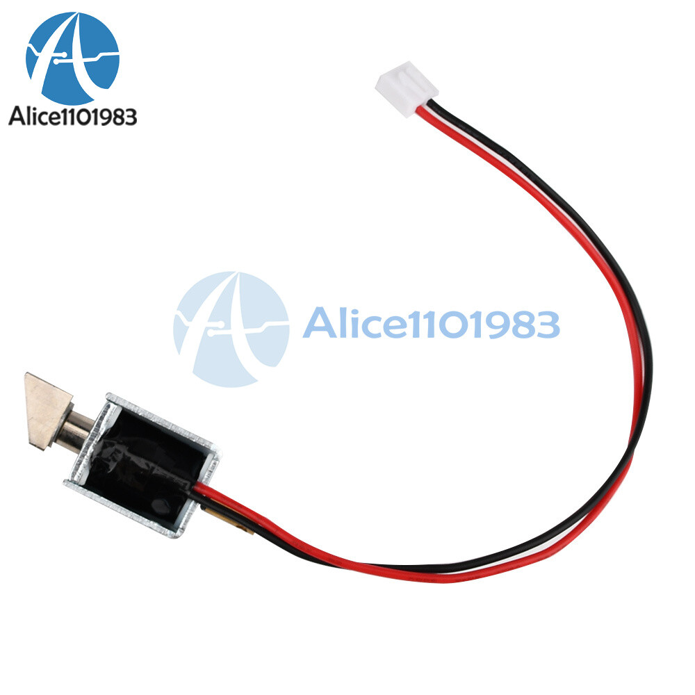 DC 12V 5.14W Slope Electromagnetic Lock Instantaneously Energized Switch Lock