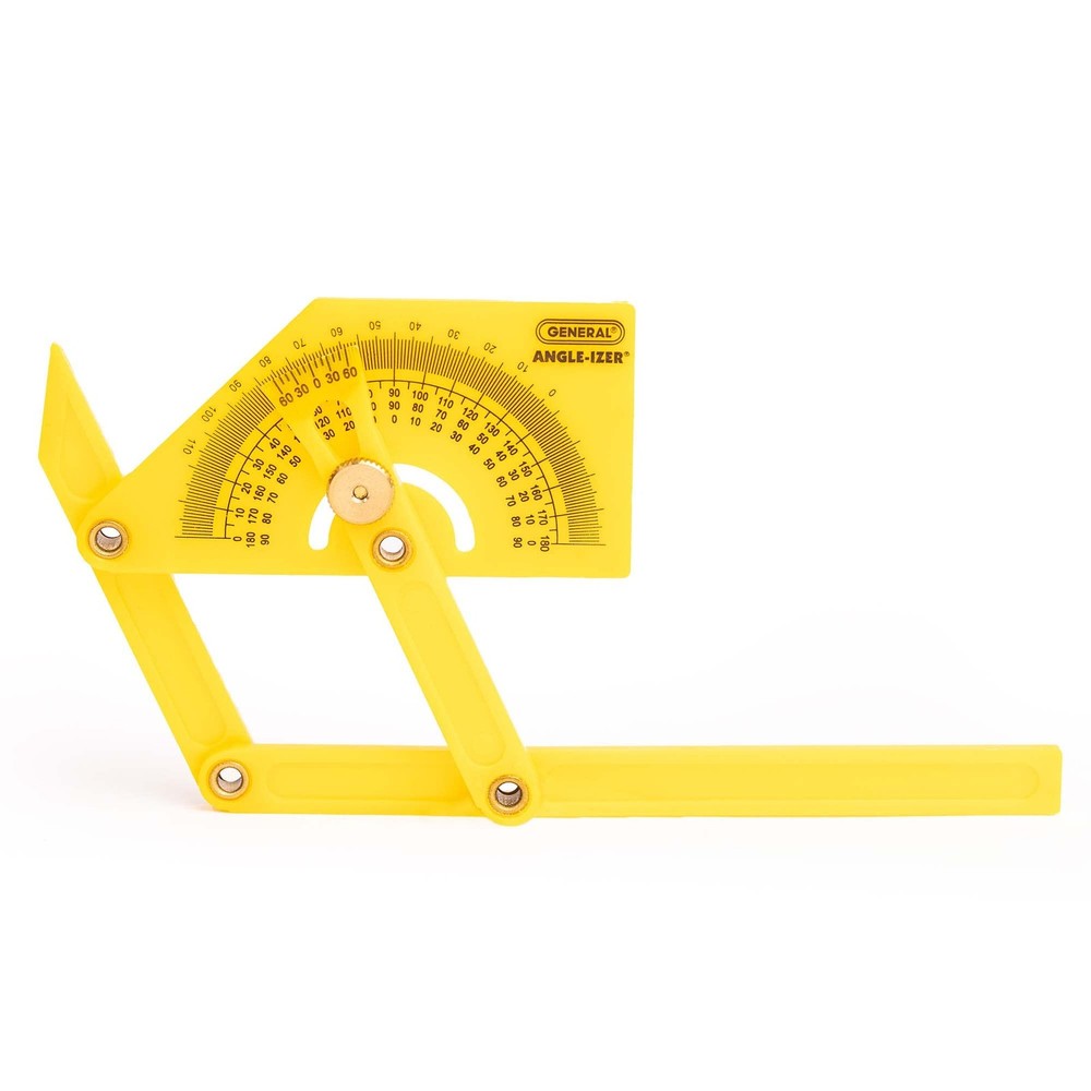 29 Plastic Protractor and Angle Finder, Outside, Inside, Sloped Angles, 0° to...