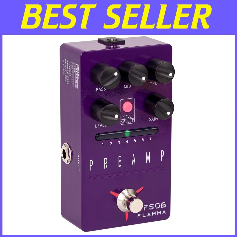 Powerful Preamp Pedal with Cabinet Simulation