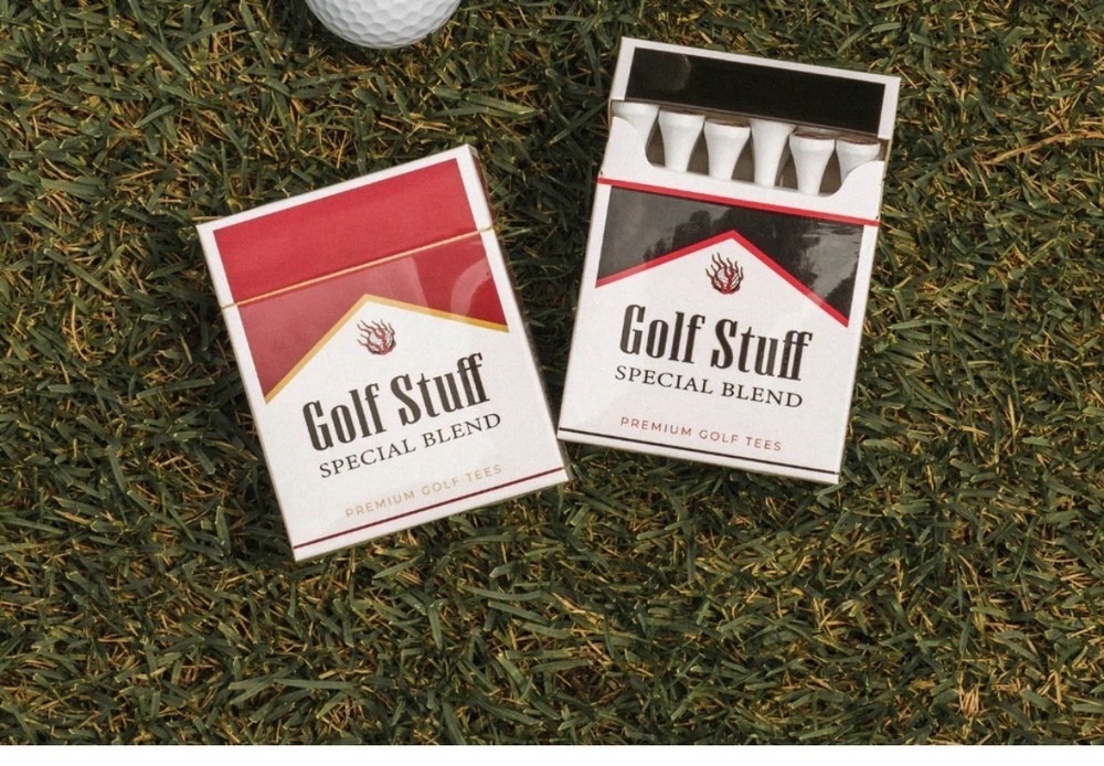 Cigarette Themed Golf Tees- 2 Pack