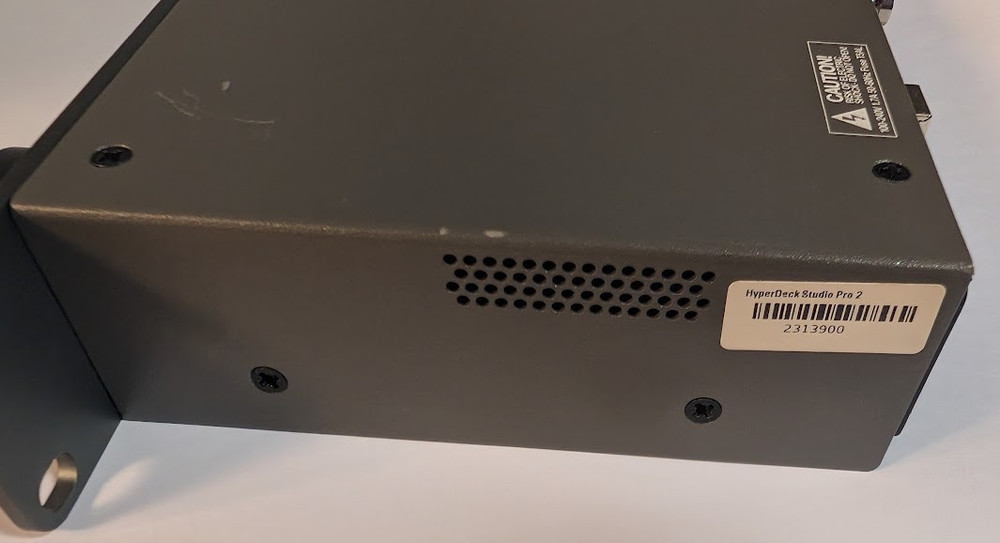 Blackmagic Design HyperDeck Studio Pro 2 Broadcast 4K SSD Video Recorder/Player