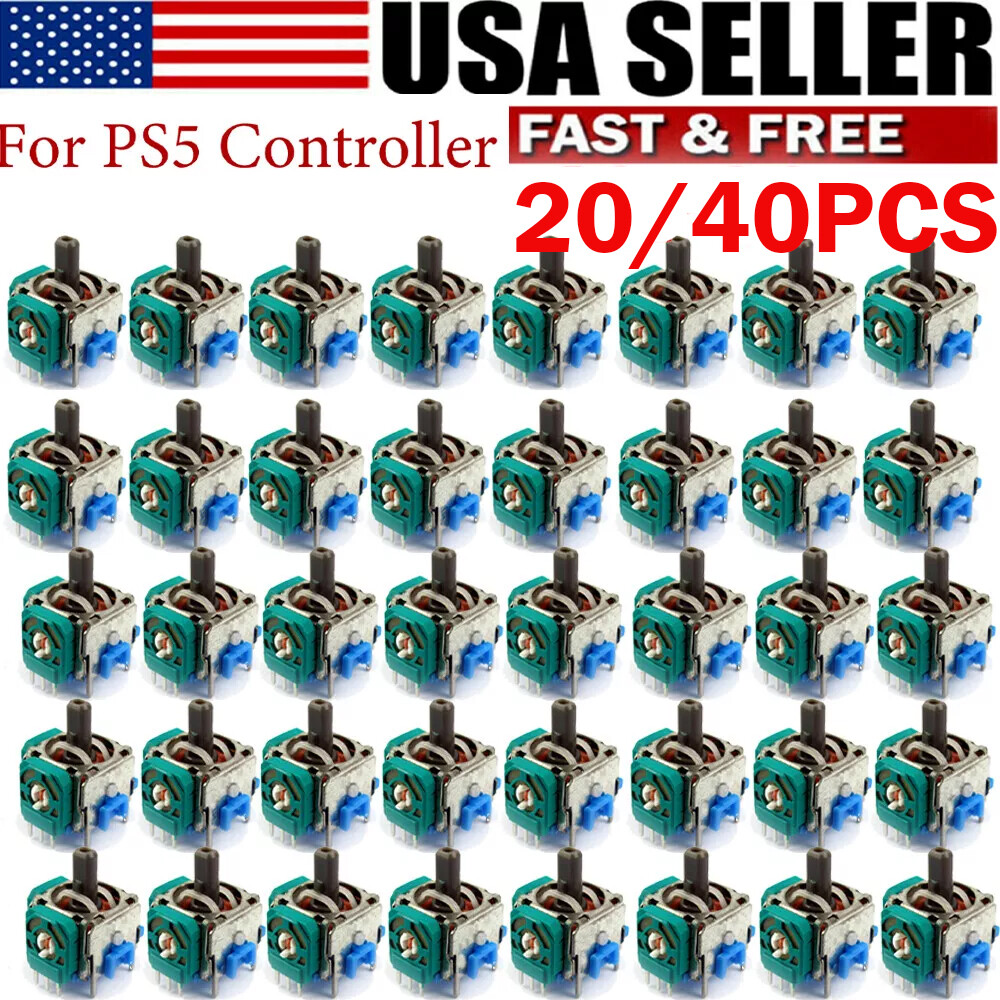 20/40Pcs Analog Stick Joystick Replacement For PS5 Controller US