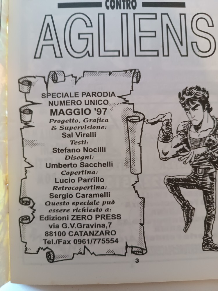 Kenshemo vs Agliens Single Volume Ed. Zero Press '97