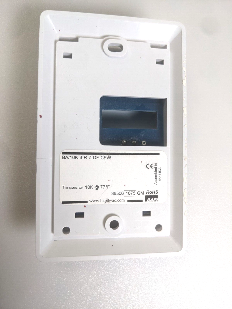 BAPI BA/10K-3-R-Z-DF-CPW THERMISTOR SENSOR 10K @ 77 DEGREE (lot-2pc)