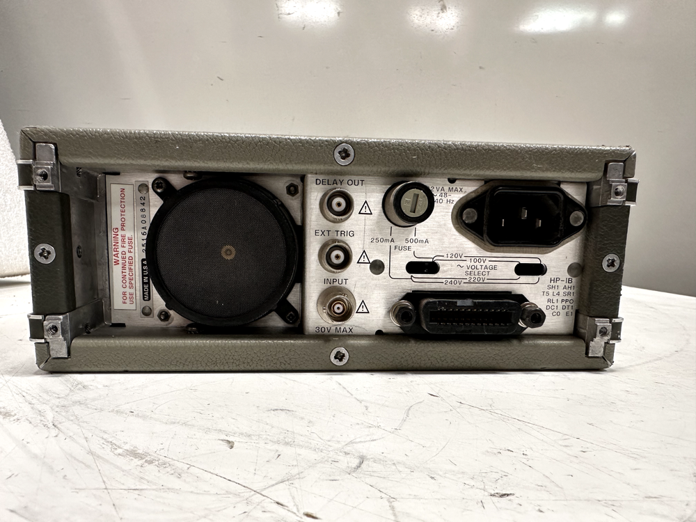 HP 3437A SYSTEMS VOLTMETER POWERS UP UNTESTED.