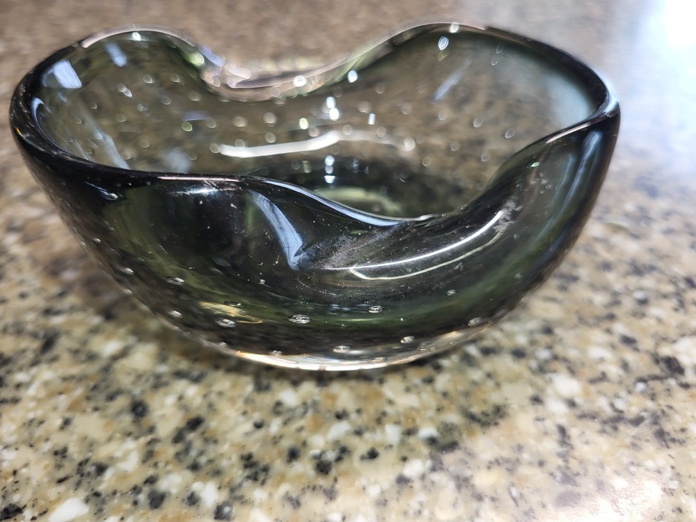 Vintage MCM Controlled Bubbles Ashtray