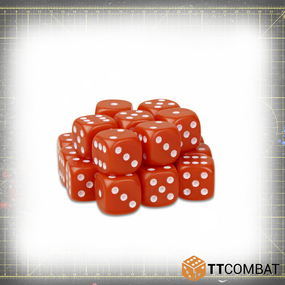 TTCombat BNIB Red D6 Dice (20)