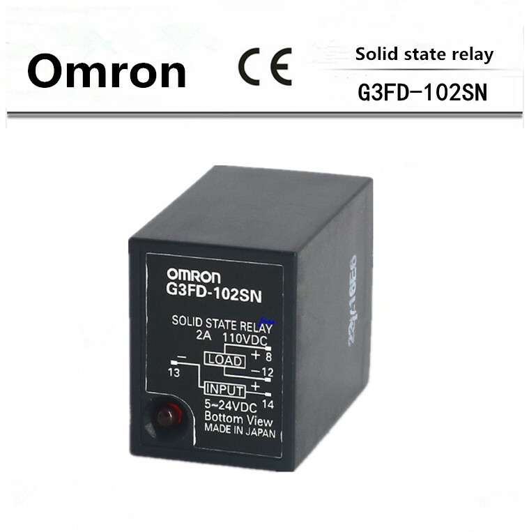 Omron G3FD-102SN Solid State Relay DC5-24V 2A 110VDC 6-pin