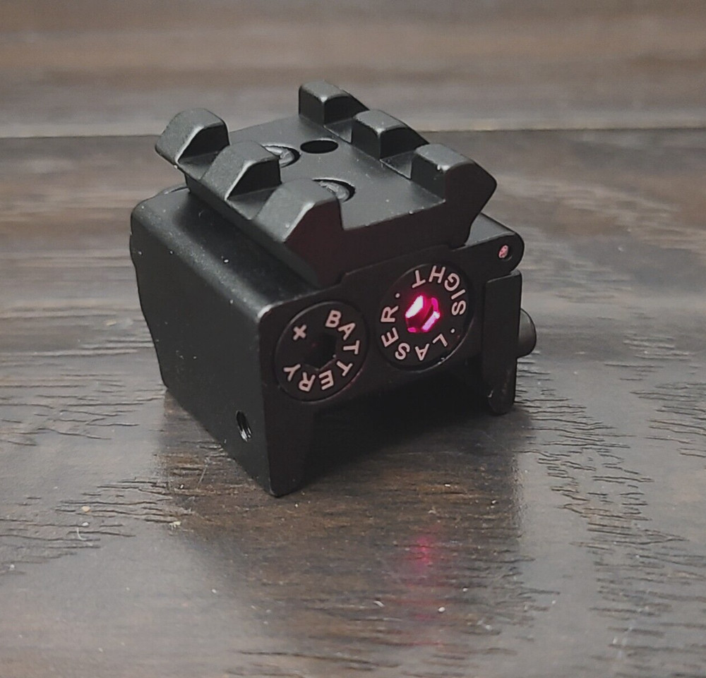 Compact Pistol Red Laser w/ Rail