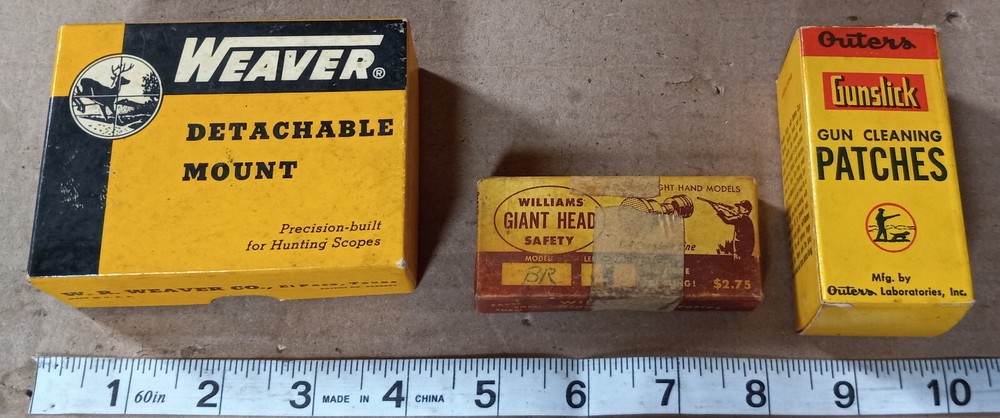 Lot of 11 Misc. Empty Boxes, (boxes are empty) - Used