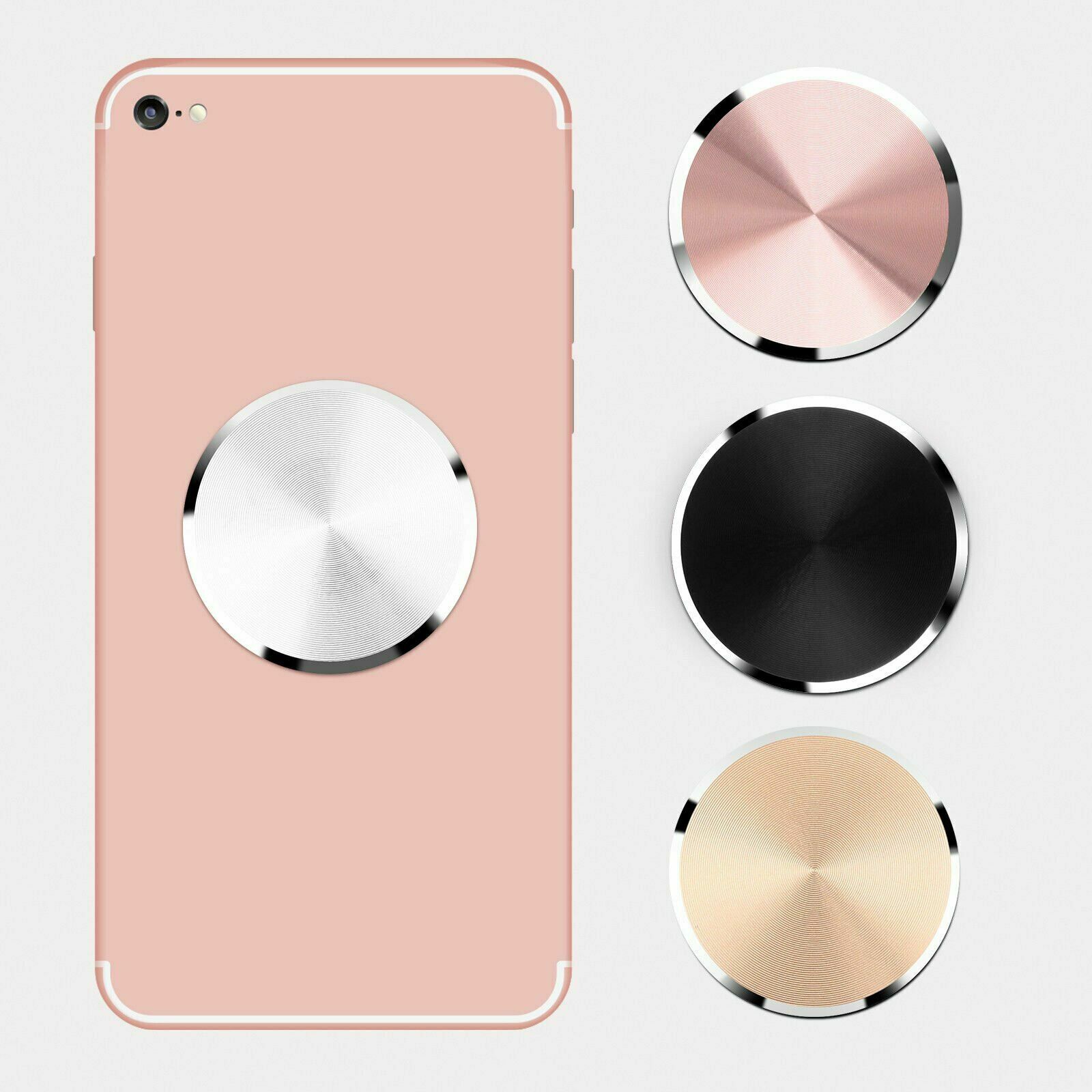 2-Pack Metal Plate Adhesive Sticker Replace For Magnetic Car Mount Phone Holder