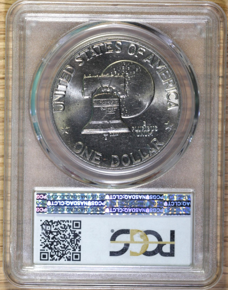 1976 D - Eisenhower Ike $1 Dollar - Type 2 - PCGS - MS65