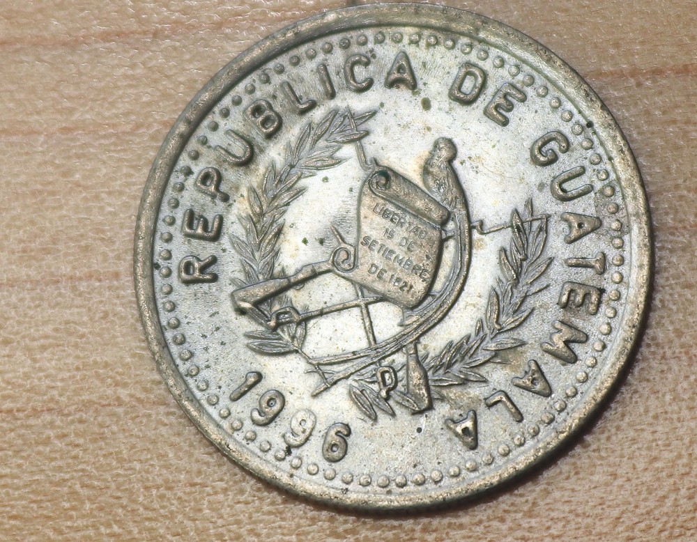 1996 Guatemala 10 Centavos