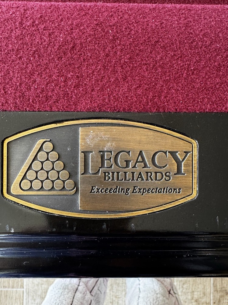 Pool Table, Balls, and Cues
