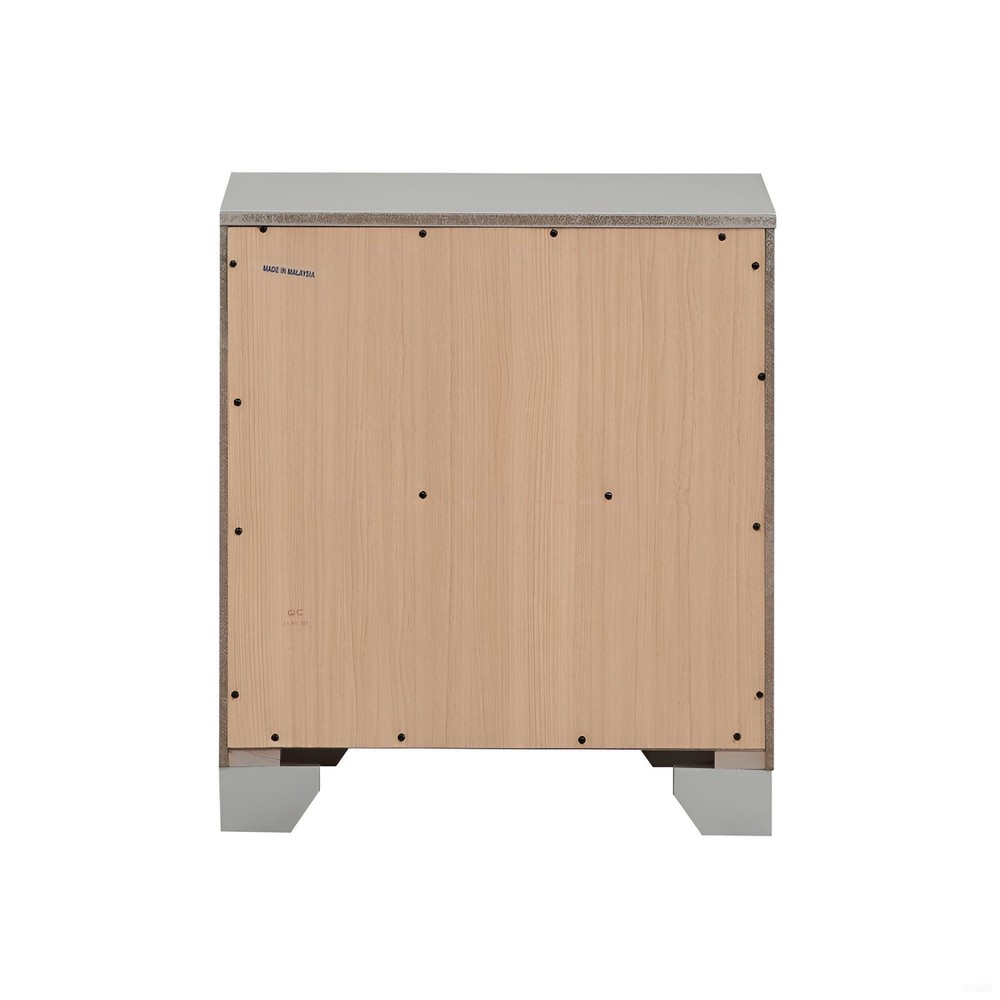 Elegant Silver Champagne Accent Table