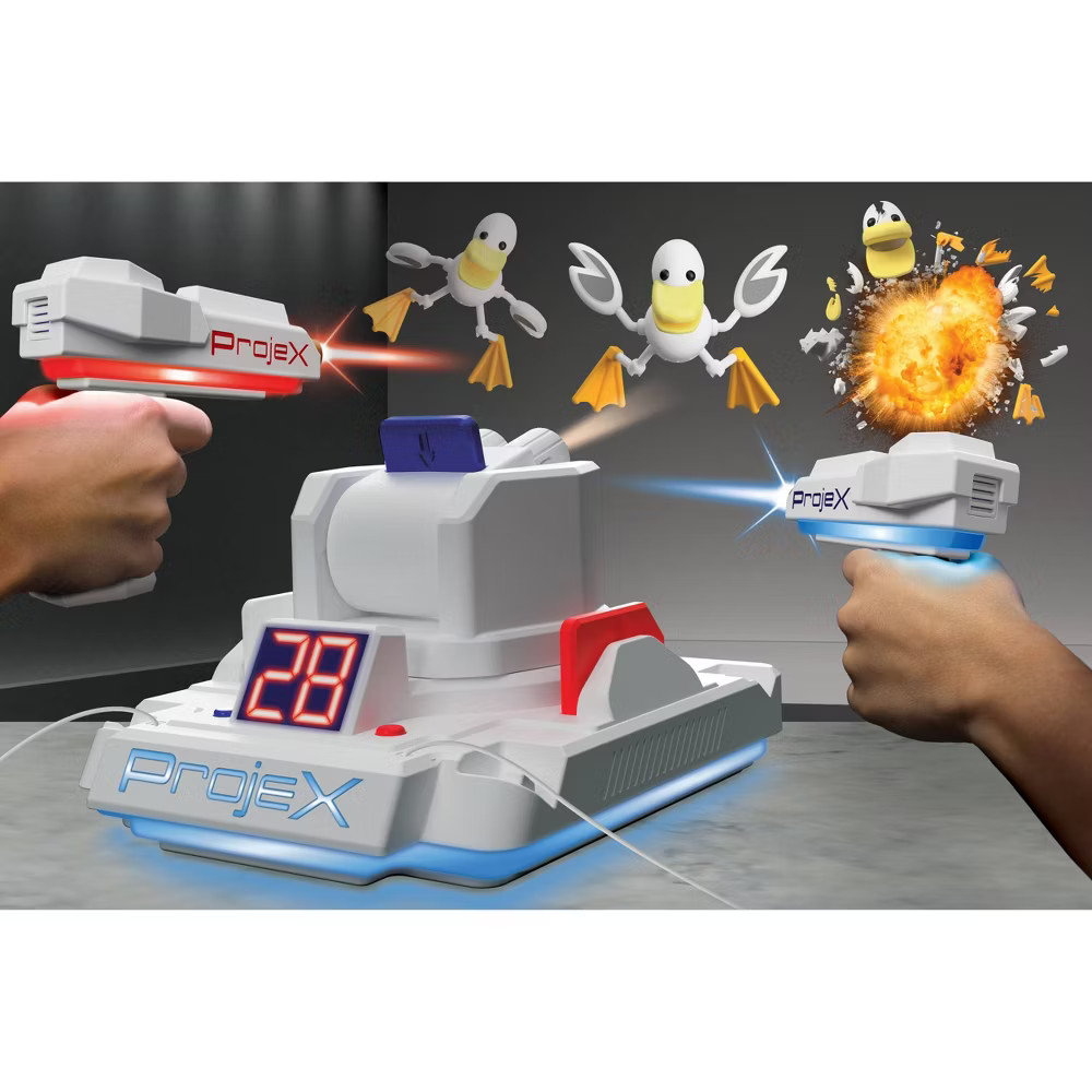 ProjeX Image Projecting Arcade Game 1PC Blasters 5 Built-In Games Projected