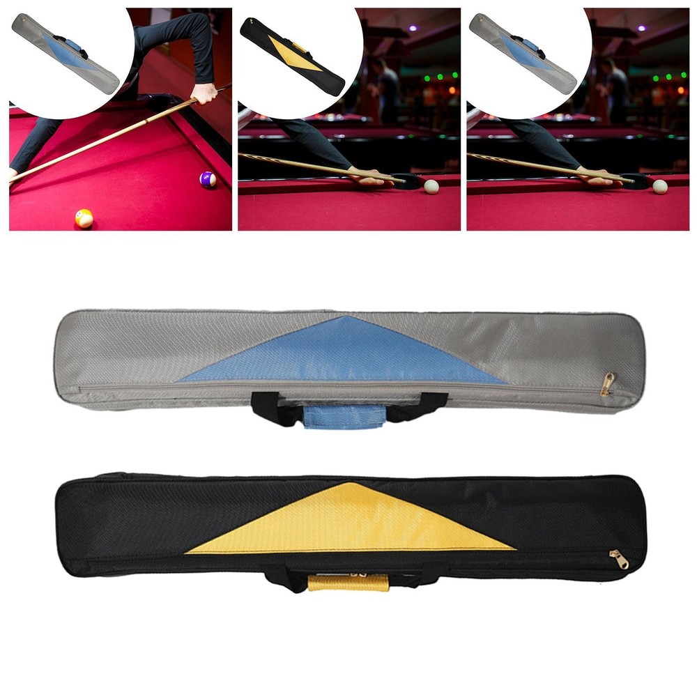 Pool Cue Case 1/2 Cue Case Waterproof Adjustable Shoulder Strap with External