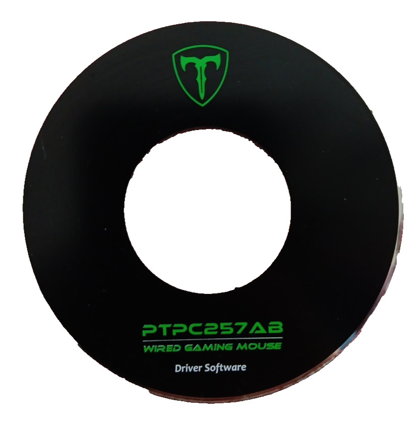 PTPPC257AB Wired Gaming Mouse Driver Software - Disc Only