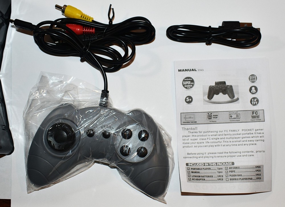Controller Gamepad Digital Game Controller, Game Player with 520 Classic Games