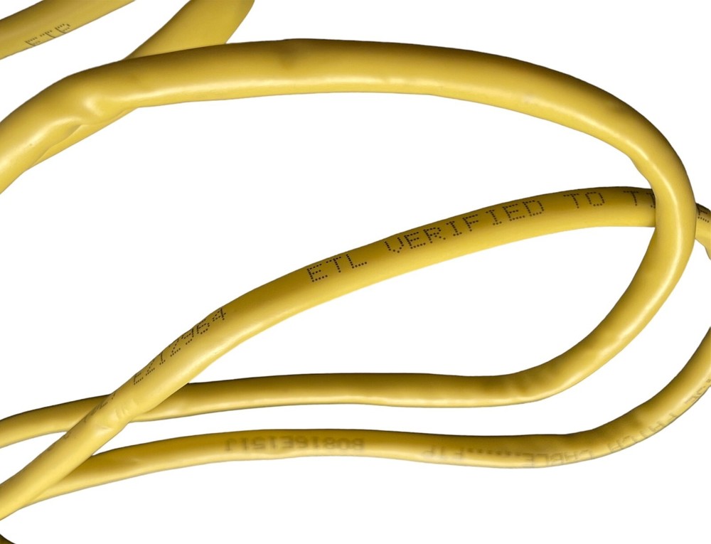 4 FT DSL Data Yellow Cable CAT 5E For CenturyLink, AT&T Modems