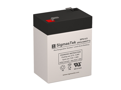 SigmasTek 6V 4.5AH Battery Replacement for ML4-6
