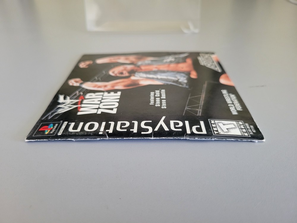 WWF War Zone PlayStation 1 Game Manual