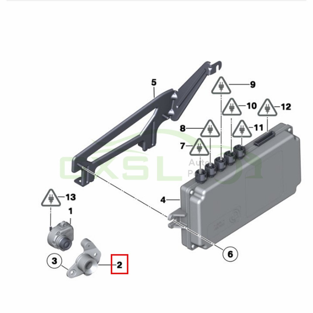 For Rolls Royce Wraith Phantom Ghost Dawn LH Side View Bracket 63147220671