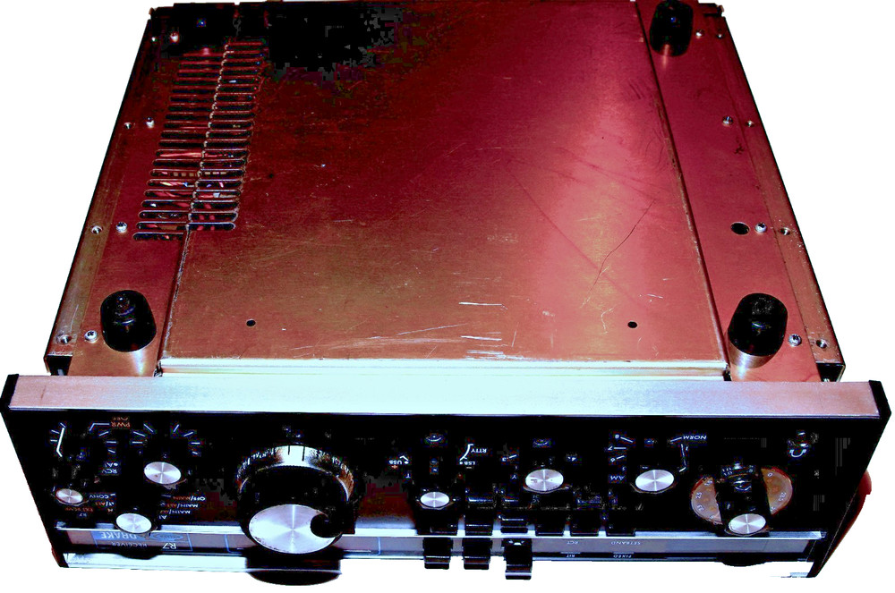 Drake R7 Chassis / Parent Board / Front Panel / VFO / Knobs - AS IS For Parts