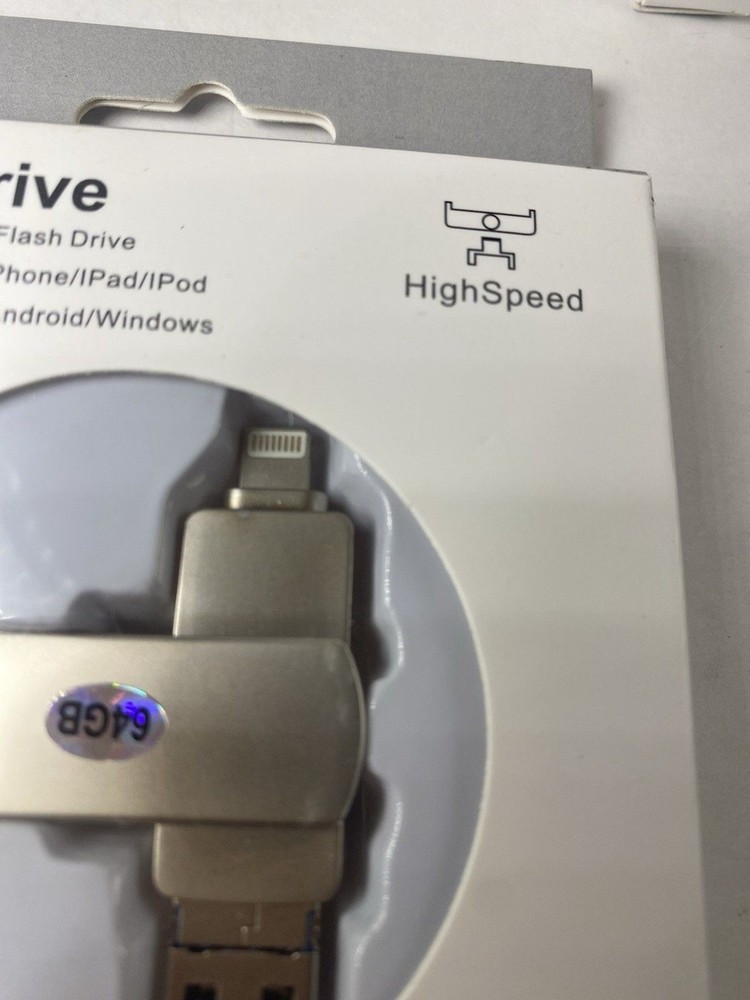 3PCS 64GB USB Flash Drive for IOS Android PC Highspeed Older Plug