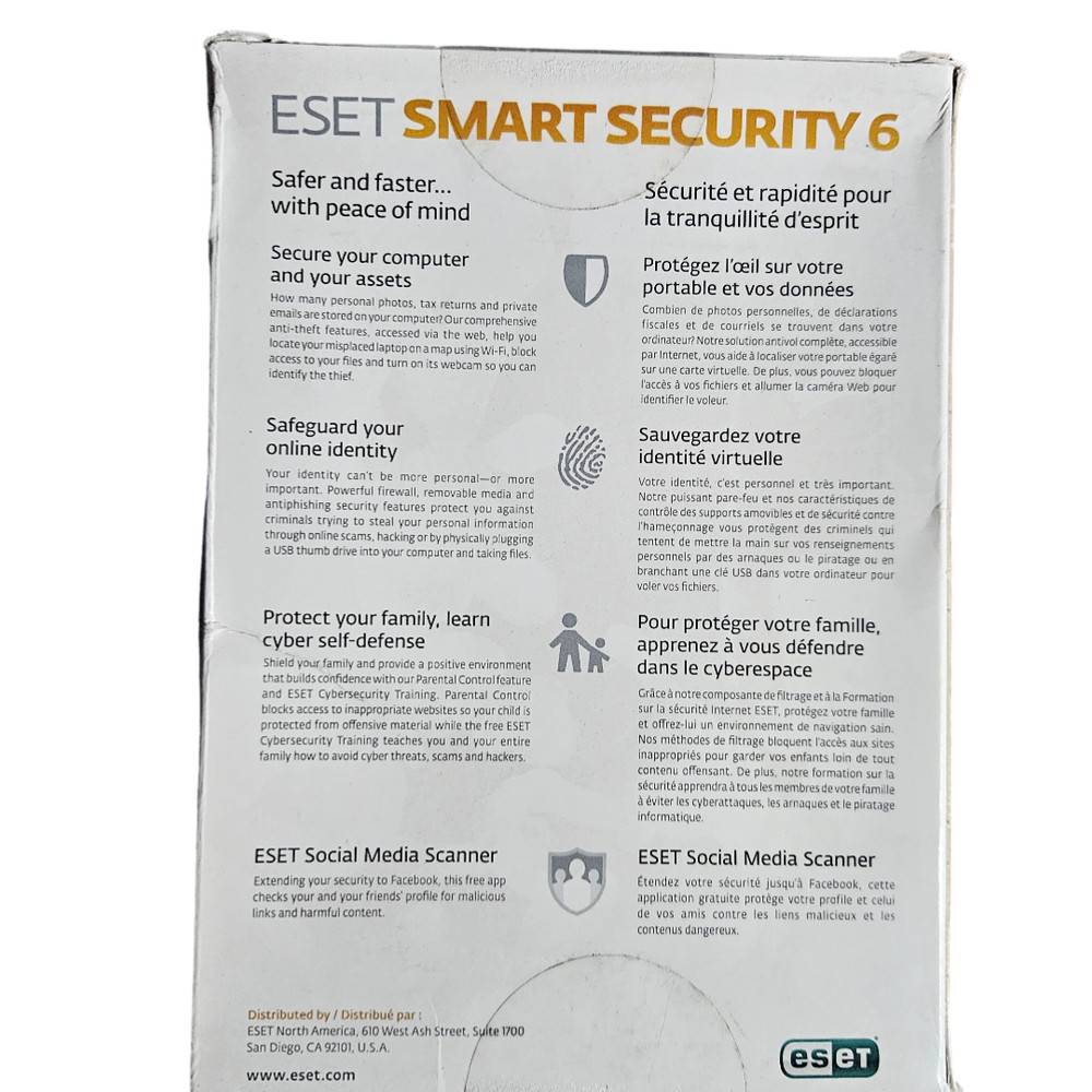 ESET Smart Security a V6.0 1Yr 1 User (BIL)