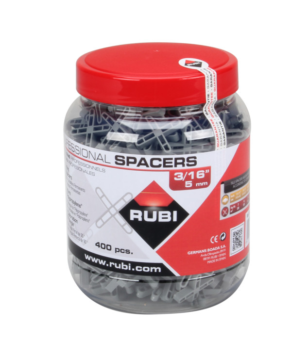 RUBI 3/16" Hollow Tile Spacers (5 mm)