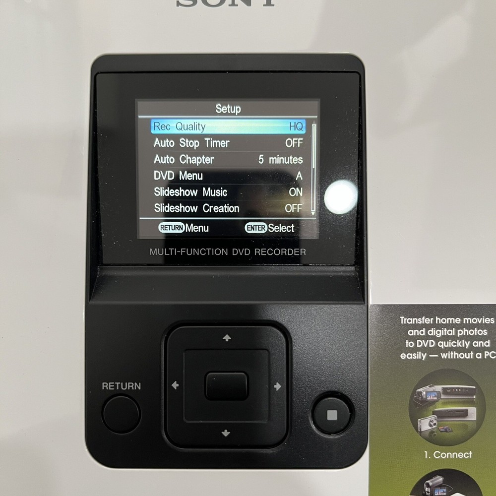 Sony DVD Recorder VRD-MC5 Multi-Function Bundle DVD-R Tested