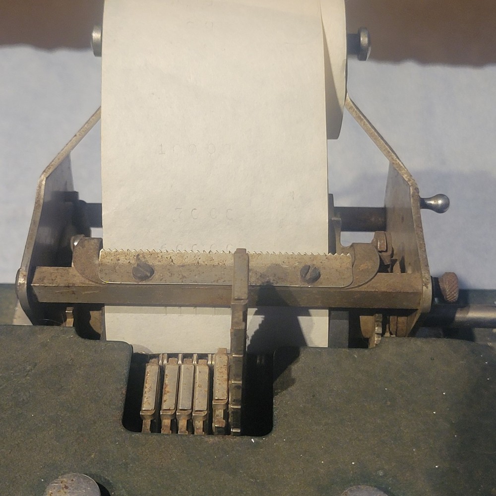 Vintage R.C. Allen Adding Machine Mechanical Calculator